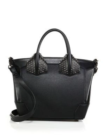 Shop Christian Louboutin Eloise Large Studded Leather Tote In Black