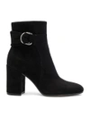 GIANVITO ROSSI Suede Belted Ankle Boots
