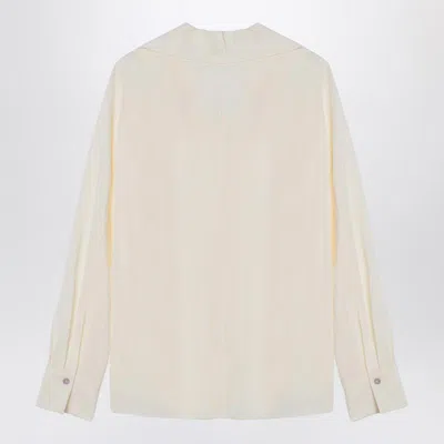 Shop Vince Ivory Shirt In White