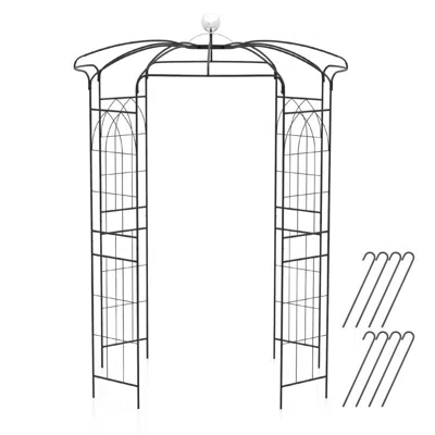 Hivvago Birdcage Shape Gazebo For Climbing Plants And Wedding Ceremony Decoration