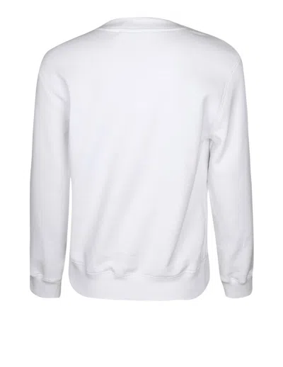 Lanvin Cotton Sweatshirt In Optic White