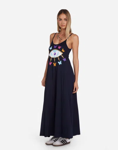 Lauren Moshi Berna Butterfly Eye In Navy