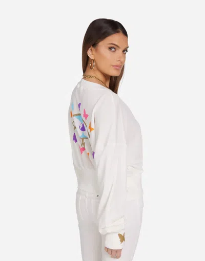 Lauren Moshi Camas Butterfly Eye In Milk