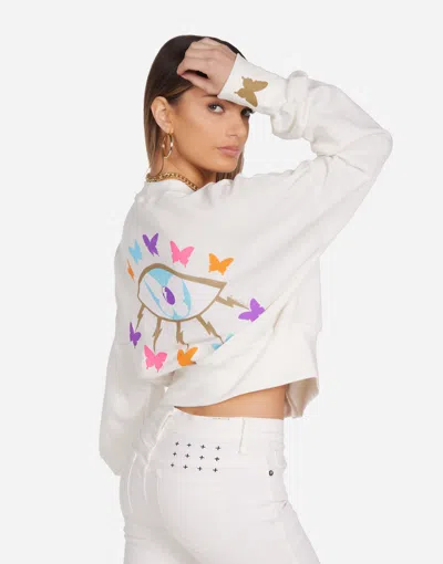 Lauren Moshi Camas Butterfly Eye In Milk