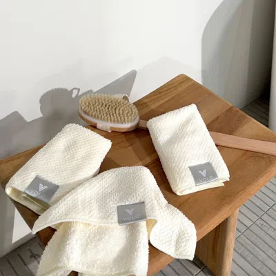 Volo Beauty Salt White Face Towel 3-pack In Default Title