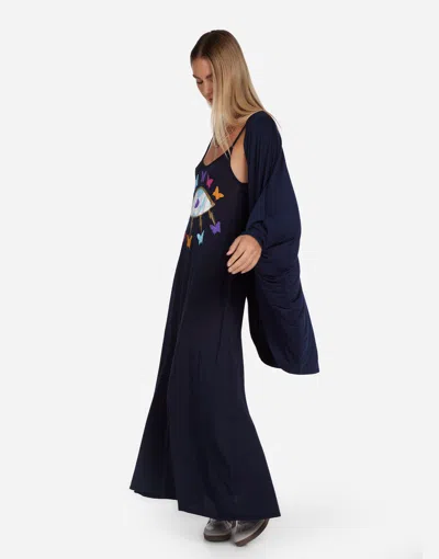 Lauren Moshi Isla Butterfly Eye In Navy
