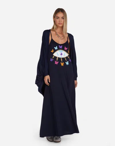 Lauren Moshi Isla Butterfly Eye In Navy