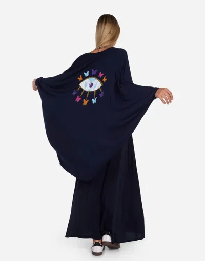 Lauren Moshi Isla Butterfly Eye In Navy