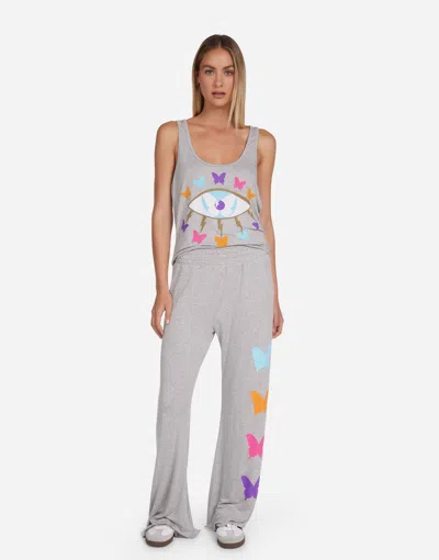 Lauren Moshi Rosetta Butterfly Eye In Heather Grey