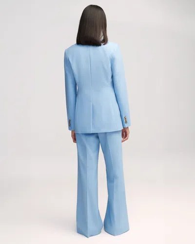 Argent Double Breasted Blazer In Blue