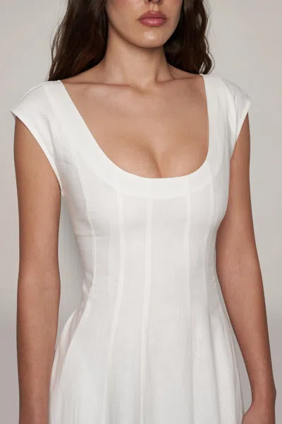 Danielle Guizio Ny Leila Dress In White