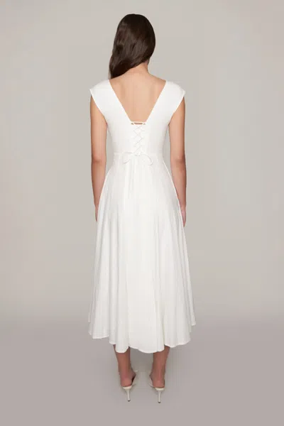 Danielle Guizio Ny Leila Dress In White