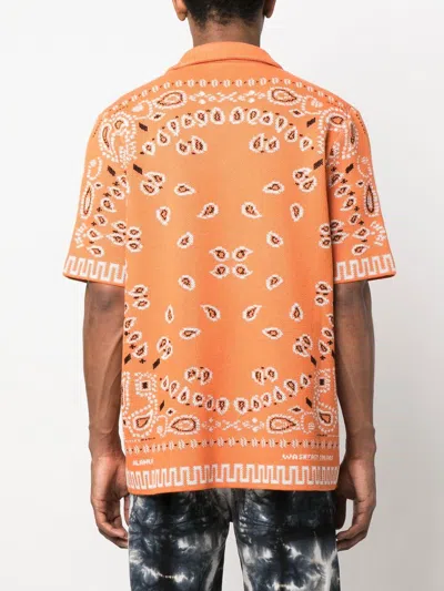 Shop Alanui Bandana Print Cotton Shirt