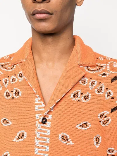 Shop Alanui Bandana Print Cotton Shirt