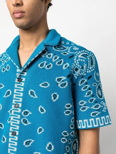 Shop Alanui Bandana Print Shirt