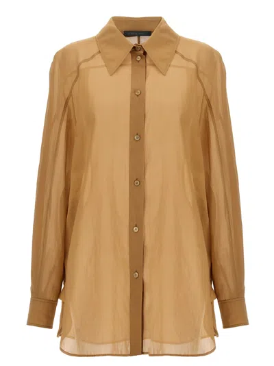 Shop Alberta Ferretti Cotton Shirt