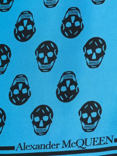 Alexander Mcqueen Fo Biker 90x90 Twill Silk