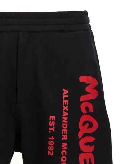 Alexander Mcqueen Alexander Mc Queen Bermuda Shorts With Selvedge Logo Band