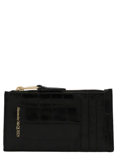 Shop Alexander Mcqueen 'skull' Card Holder