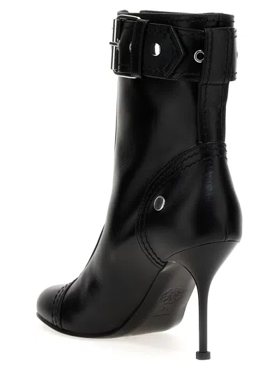 Alexander Mcqueen Heeled Biker Boots