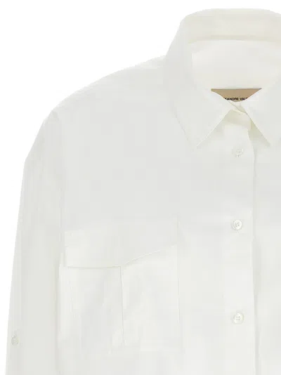 Alexandre Vauthier White Pocket Shirt In White