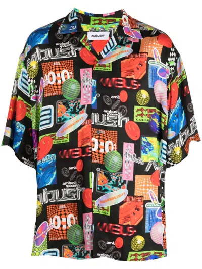 Ambush Graphic Print Cuban Collar Shirt