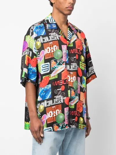 Ambush Graphic Print Cuban Collar Shirt