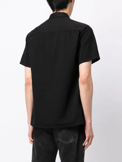 Aries Black Shirt With Embroidery