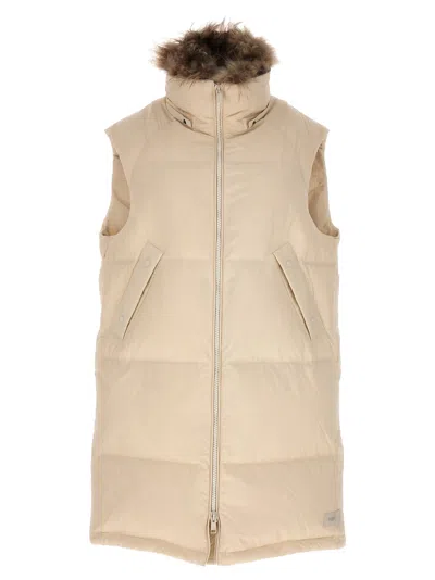 Yves Salomon Long Pile Insert Vest Gilet