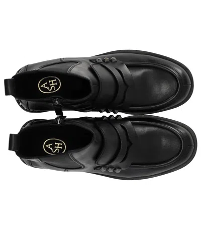 Ash Wings Studs Black Chelsea Boot In Black