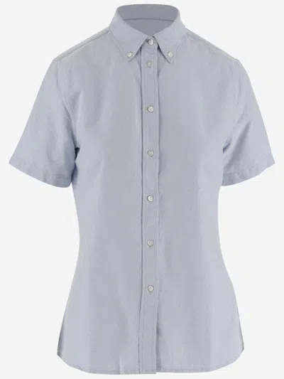 Shop Aspesi Cotton Short Sleeve Shirt