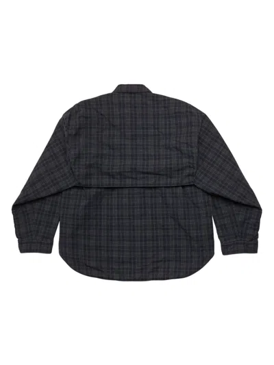 Balenciaga Men's Checked Flannel Shirt