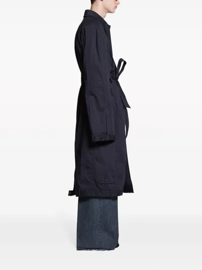 Balenciaga Belted Deconstructed Coat