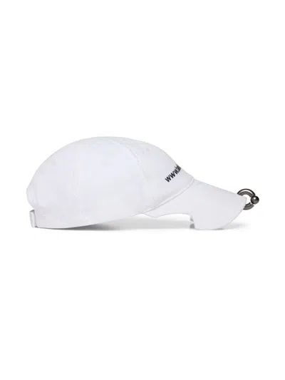 Balenciaga Distressed Embroidered Logo Baseball Cap