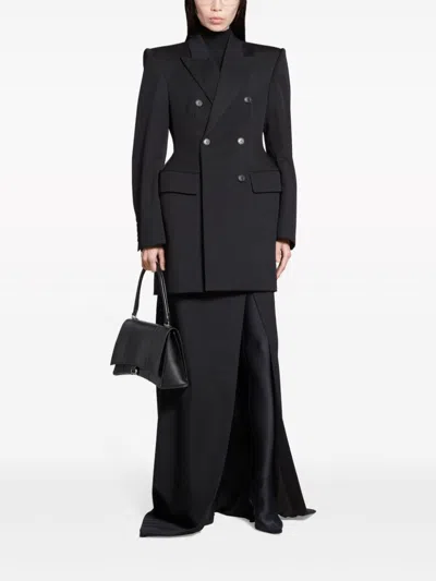 Balenciaga Hourglass Virgin Wool Double-breasted Blazer