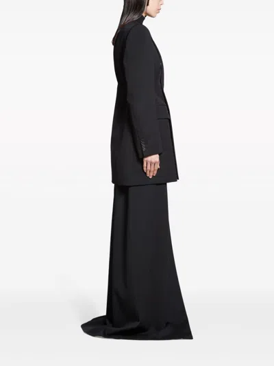 Balenciaga Hourglass Virgin Wool Double-breasted Blazer