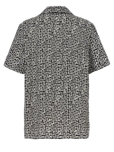 Shop Balmain 'monogram' Shirt