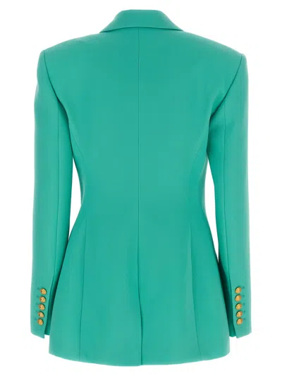 Balmain Tailored Long Sleeve Wool Blazer Minidress