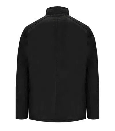 Barbour Logo Patch Waxed Field Jacket