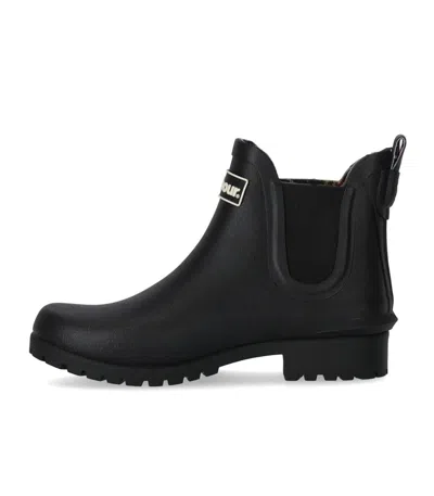 Barbour Halton Waterproof Chelsea Rain Boot In Black