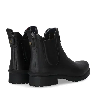 Barbour Halton Waterproof Chelsea Rain Boot In Black