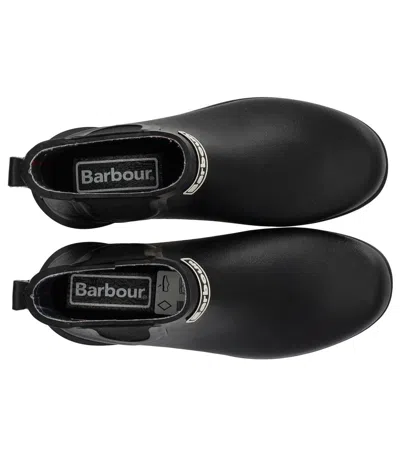 Barbour Halton Waterproof Chelsea Rain Boot In Black
