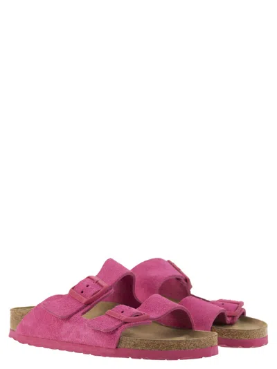 Shop Birkenstock Arizona Suede Slipper