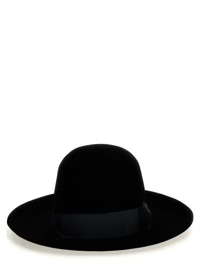 Borsalino Q.s. Folar Liscio Hats Black