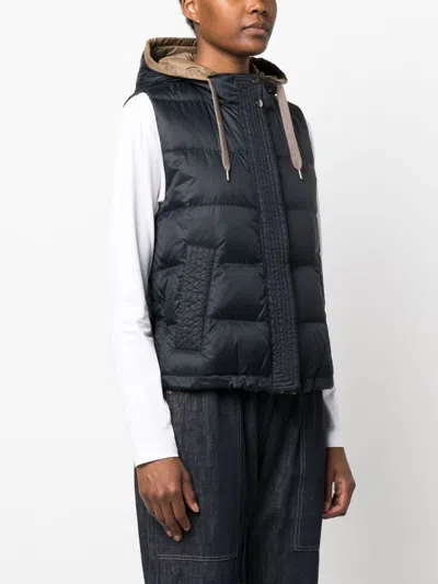 Brunello Cucinelli Padded Hooded Vest