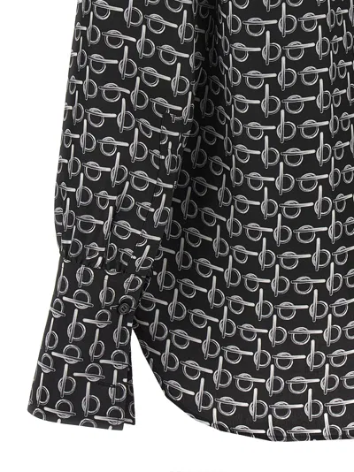 Burberry B Logo Silk Shirt