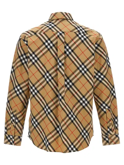 Burberry Button-down Collar Checked Pattern Shirt