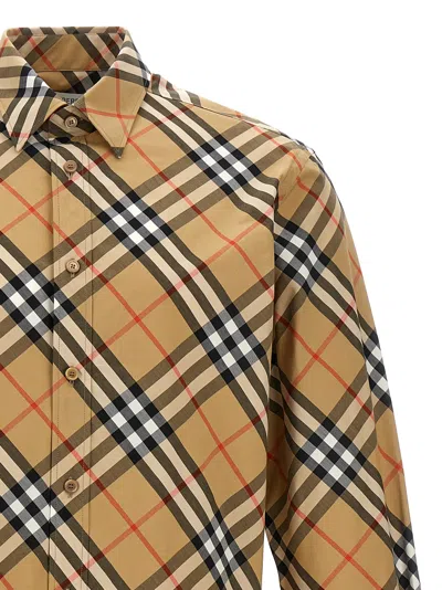 Burberry Button-down Collar Checked Pattern Shirt