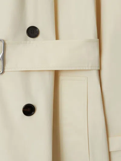 Burberry Belted Double-breasted Short Trench Coat