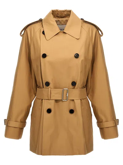 Burberry Double-breasted Short Trench Coat